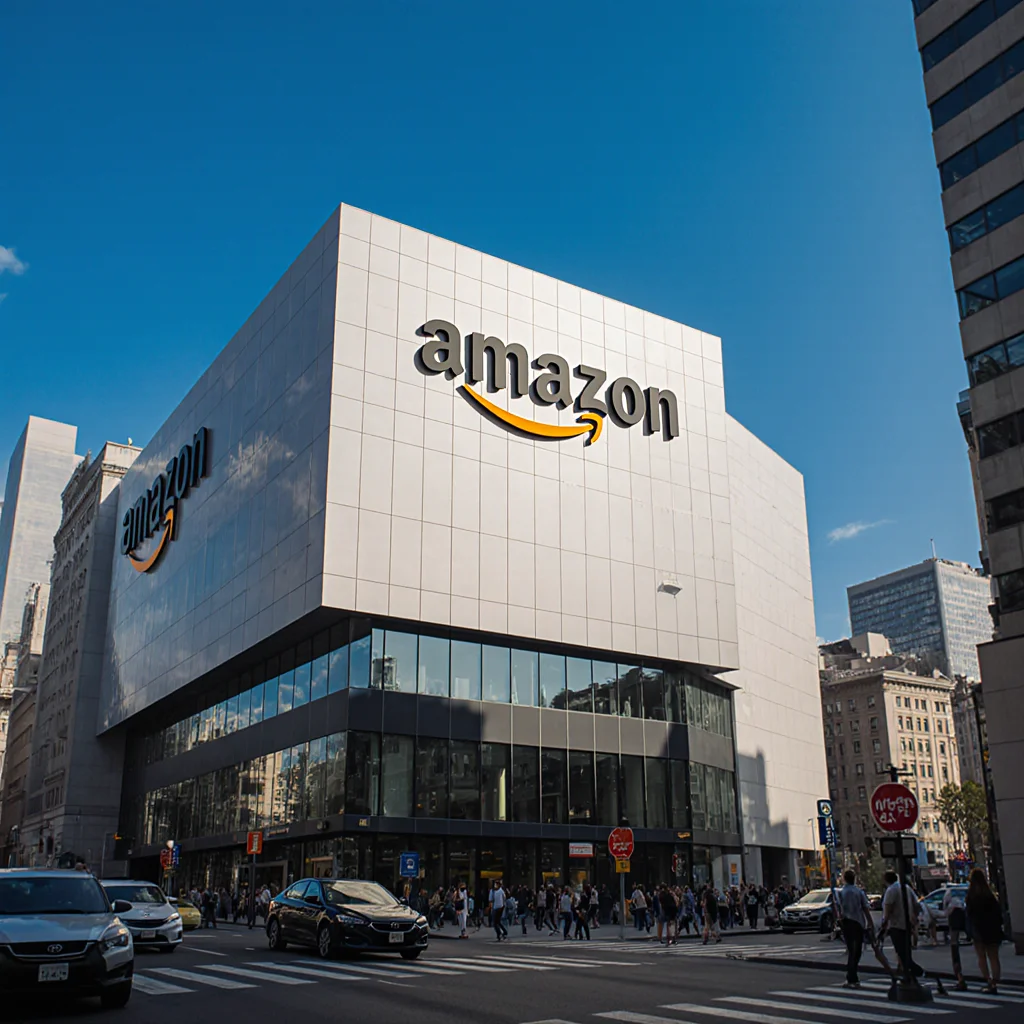 Ein haus wo Amazon drauf steht